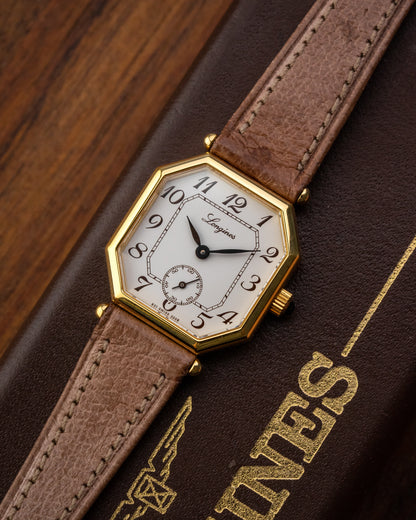Longines "Mini Octagonal" Breguet Numeral Gold Ref. 3208 (Cal. 520)