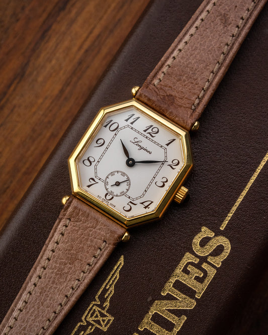 Longines "Mini Octagonal" Breguet Numeral Gold Ref. 3208 (Cal. 520)