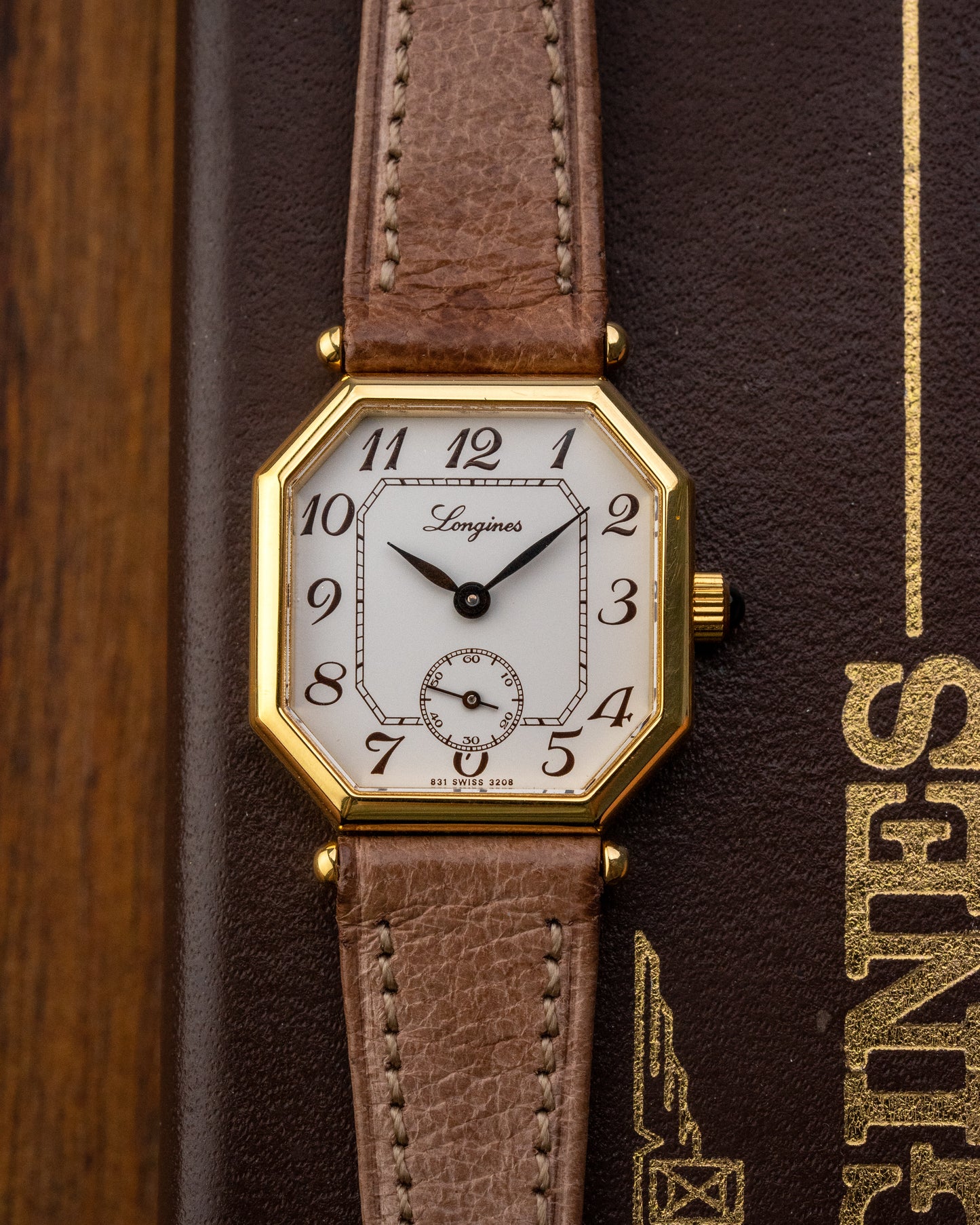 Longines "Mini Octagonal" Breguet Numeral Gold Ref. 3208 (Cal. 520)