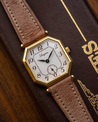 Longines "Mini Octagonal" Breguet Numeral Gold Ref. 3208 (Cal. 520)