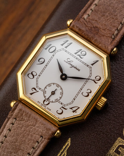 Longines "Mini Octagonal" Breguet Numeral Gold Ref. 3208 (Cal. 520)