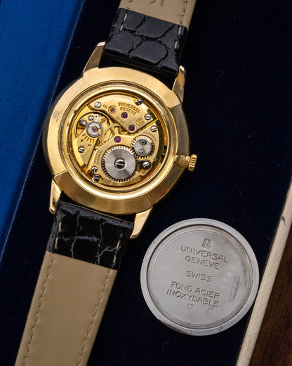 Universal Geneve "Ultra-Thin" Seal Script dial Gold Ref. 542101 (Cal. 1-42)