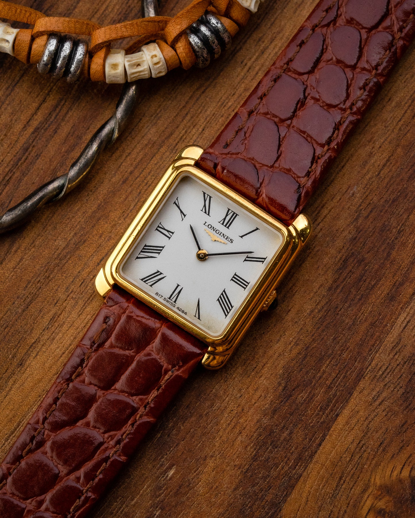 Longines Square "Gondolo" Roman dial Ref. 4284 (Cal. 817.4)