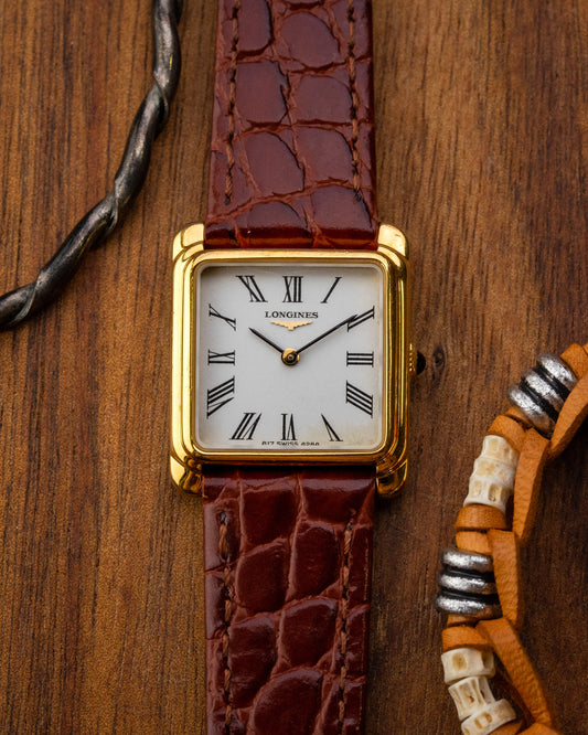 Longines Square "Gondolo" Roman dial Ref. 4284 (Cal. 817.4)