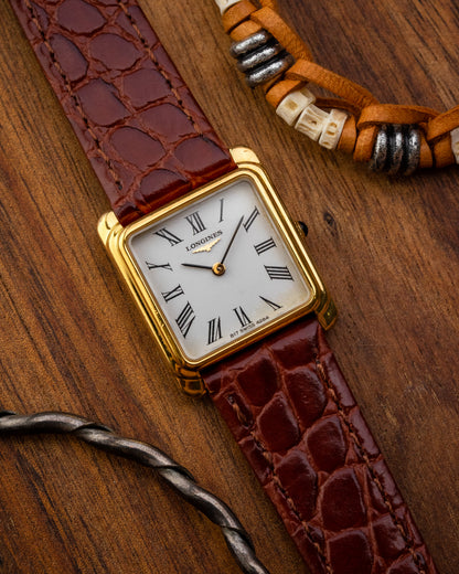 Longines Square "Gondolo" Roman dial Ref. 4284 (Cal. 817.4)
