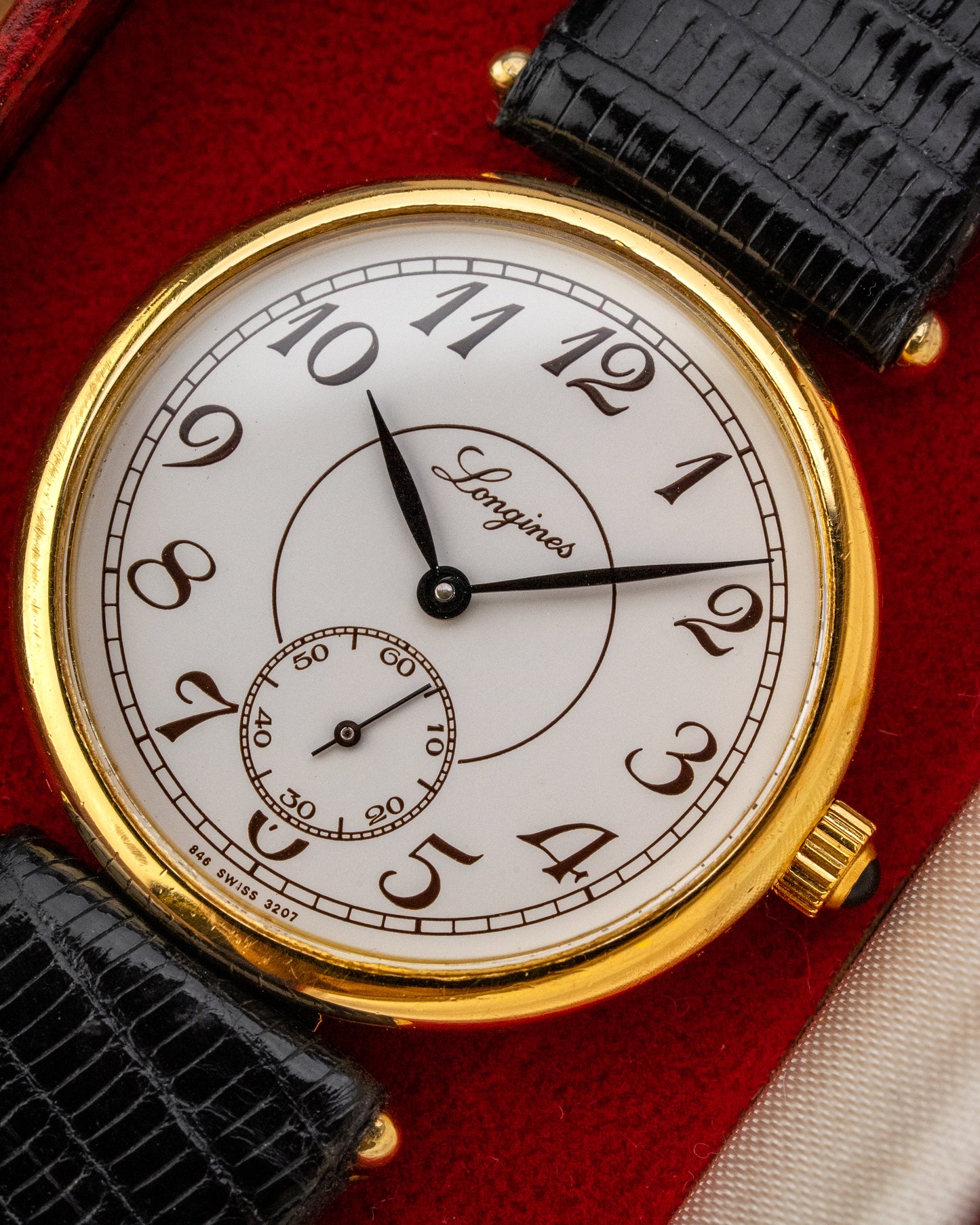 Longines Classique "Vendome" Breguet dial Gold Ref. 3207 (Cal. 846.4)