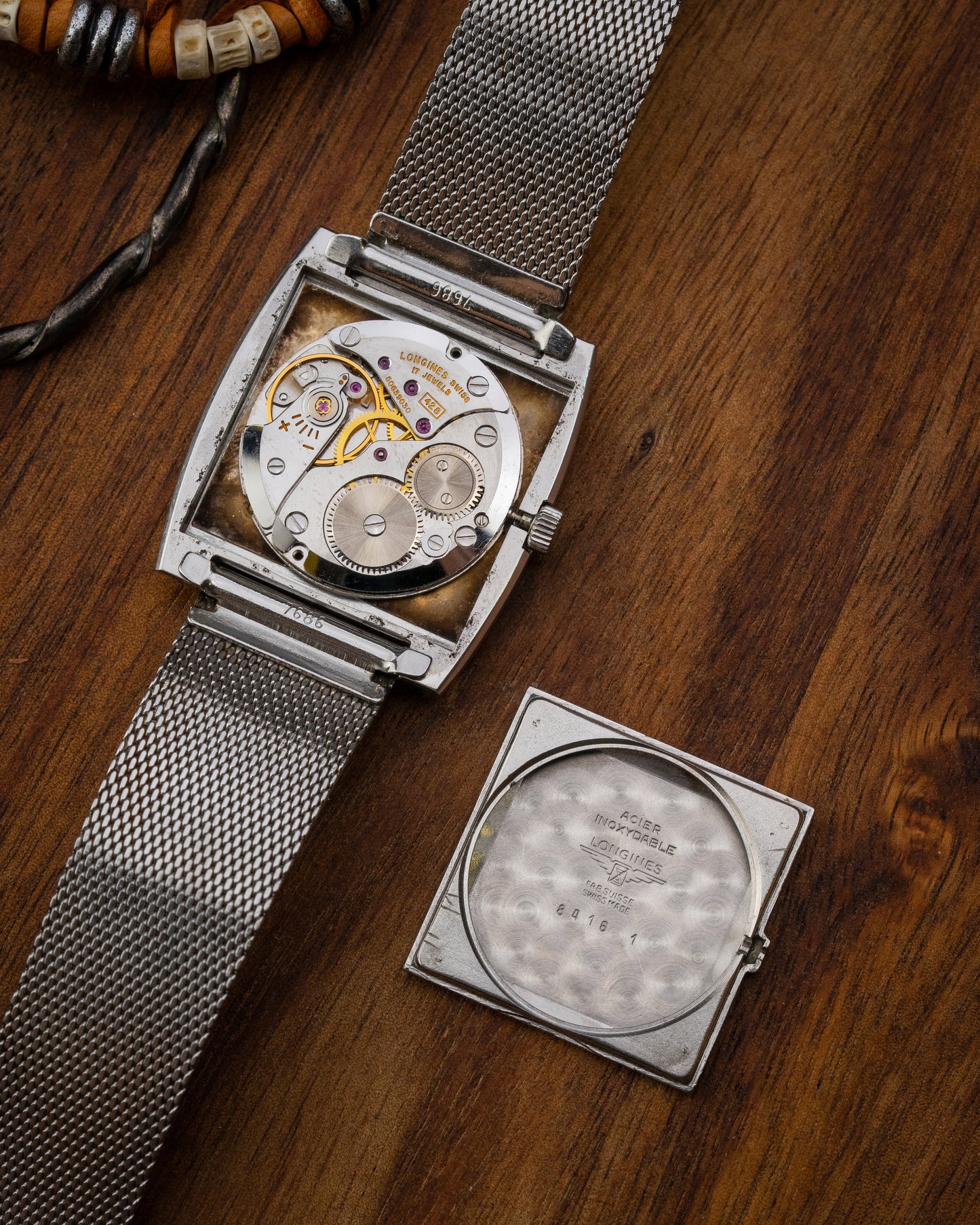 Longines Flagship "Square TV" Blue Racetrack dial Ref. 8416-1 (Cal. 428)