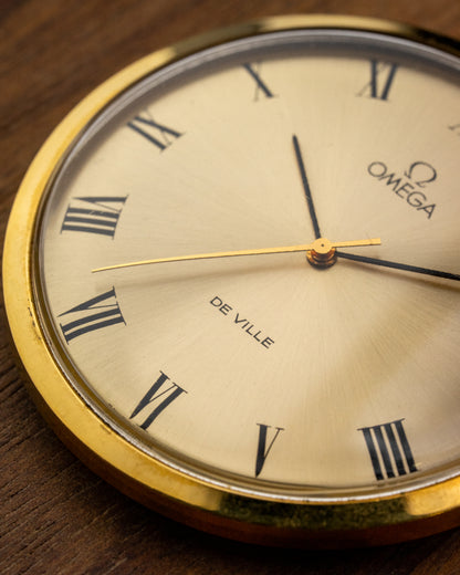 Omega De Ville Roman dial Gold Pocket Watch Ref. 133-1746 (Cal. 1035)