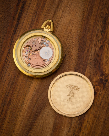Omega De Ville Roman dial Gold Pocket Watch Ref. 133-1746 (Cal. 1035)