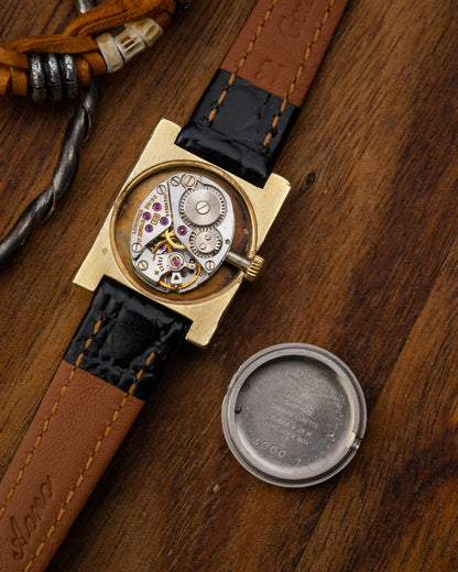 Longines Flagship "Tank Normale" Oval Roman dial Gold Ref. 4000-1 (Cal. 410)
