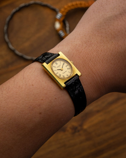 Longines Flagship "Tank Normale" Oval Roman dial Gold Ref. 4000-1 (Cal. 410)