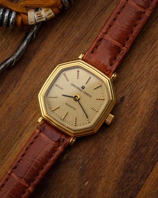 Universal Geneve Octagonal Quartz dial Gold Ladies Ref. 543735