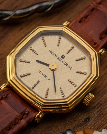 Universal Geneve Octagonal Quartz dial Gold Ladies Ref. 543735