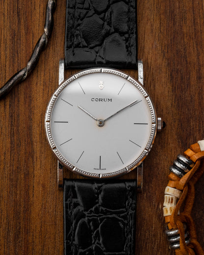 Corum "Coin Edge Bezel" 0.925 Solid Silver Ref. 57255-1 (Cal. 7001)