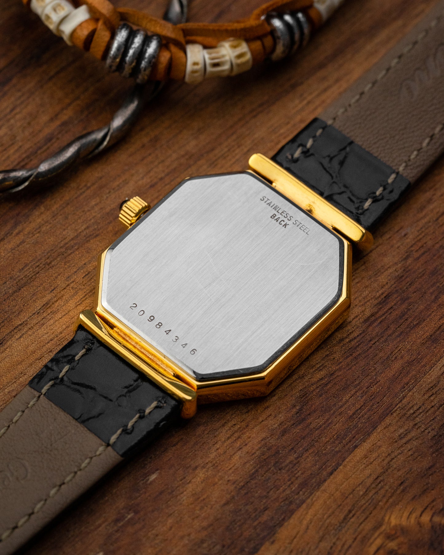 Longines Octagonal Black Roman dial Gold Ref. 3209 (Cal. 846.4)