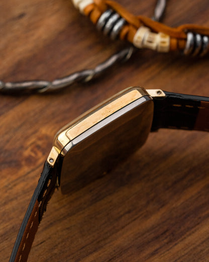 Omega De Ville "Square TV" White Roman dial Gold Ref. 511.415 (Cal. 625)