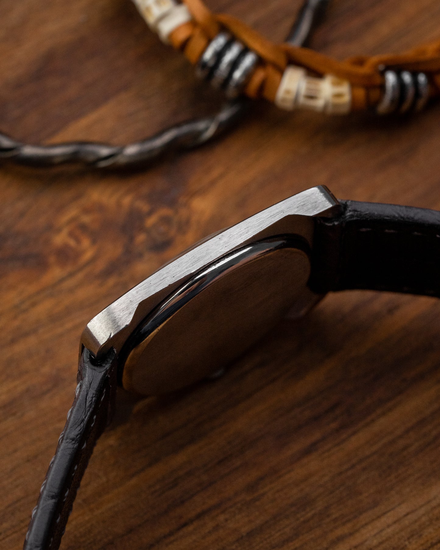Corum Classic Rectangular Grey Linen dial Ref. 57279 (Cal. 7001)