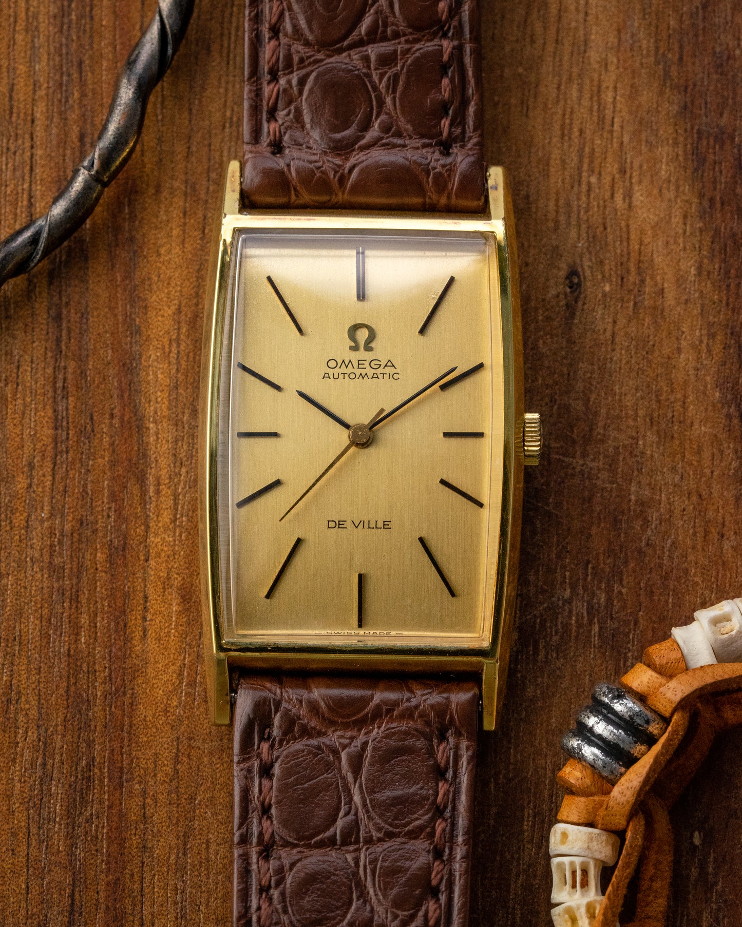 Omega De Ville Automatic "Tank-Tonneau" Gold Ref. 161.034 (Cal. 671)
