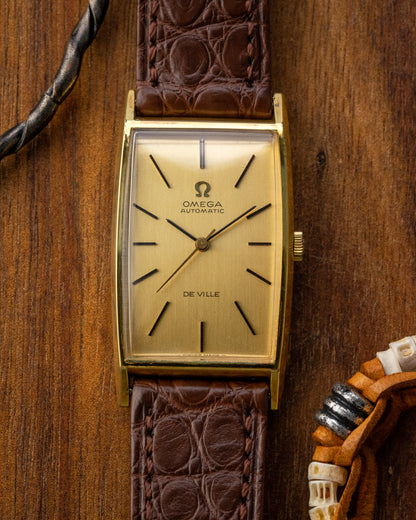 Omega De Ville Automatic "Tank-Tonneau" Gold Ref. 161.034 (Cal. 671)