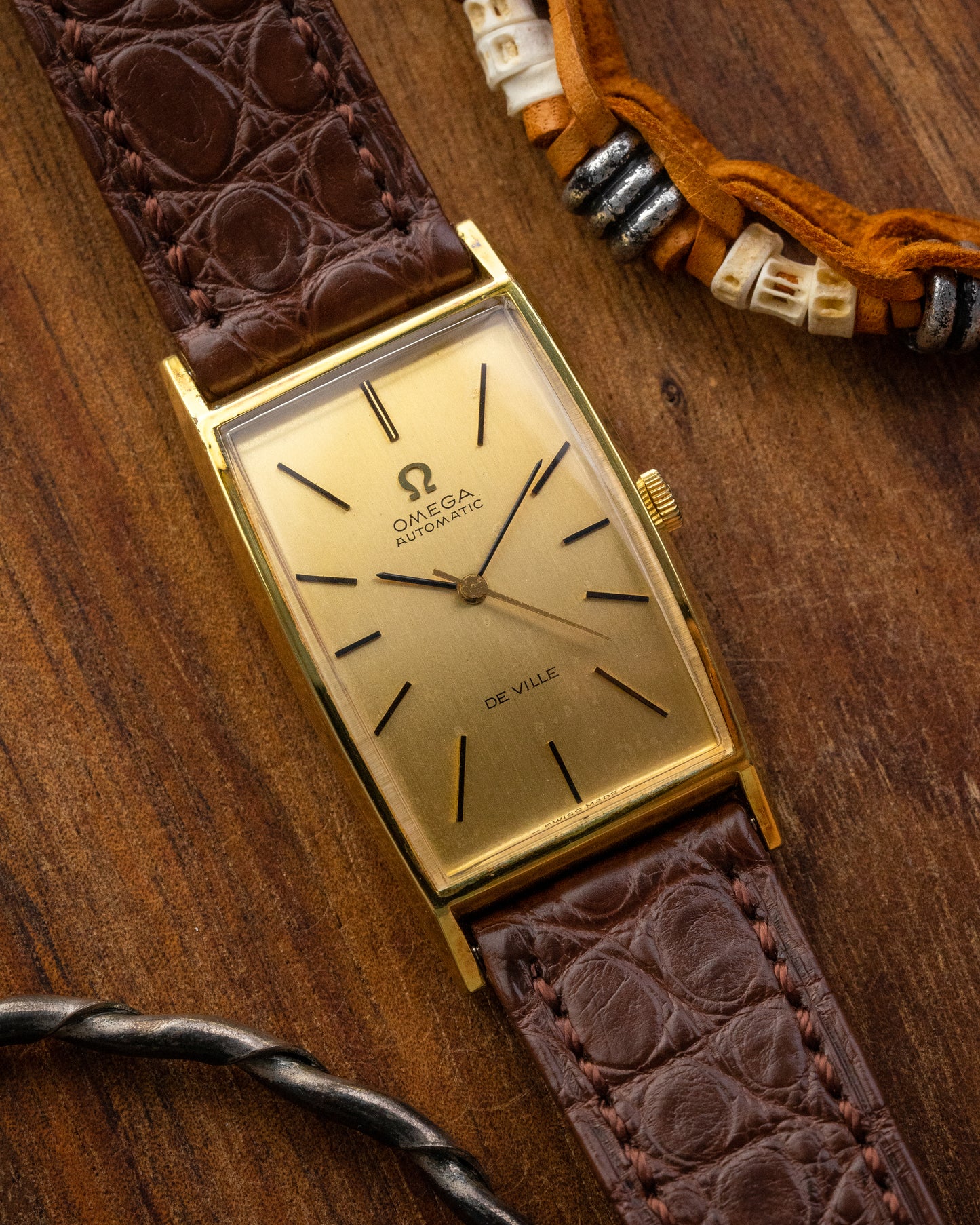 Omega De Ville Automatic "Tank-Tonneau" Gold Ref. 161.034 (Cal. 671)