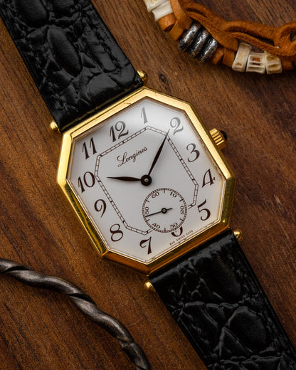 Longines Octagonal Breguet Numeral Gold Ref. 3209 (Cal. L846.4)