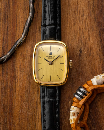 Universal Geneve Rectangular Cushion Gold Ladies Ref. 510612 (Cal. 10)