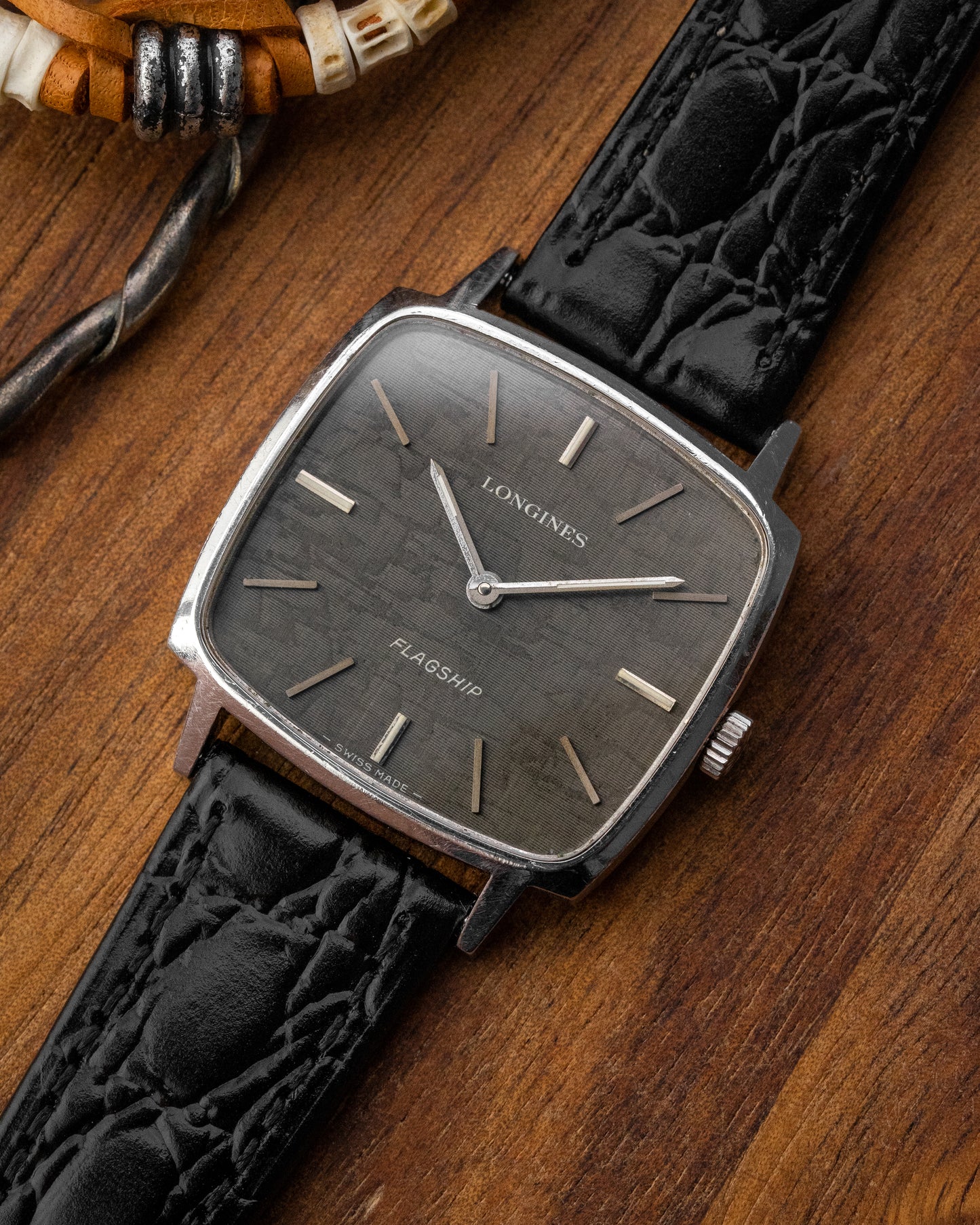 Longines Flagship "Basalt" Square TV Ref. 4048-1 (Cal. 428)