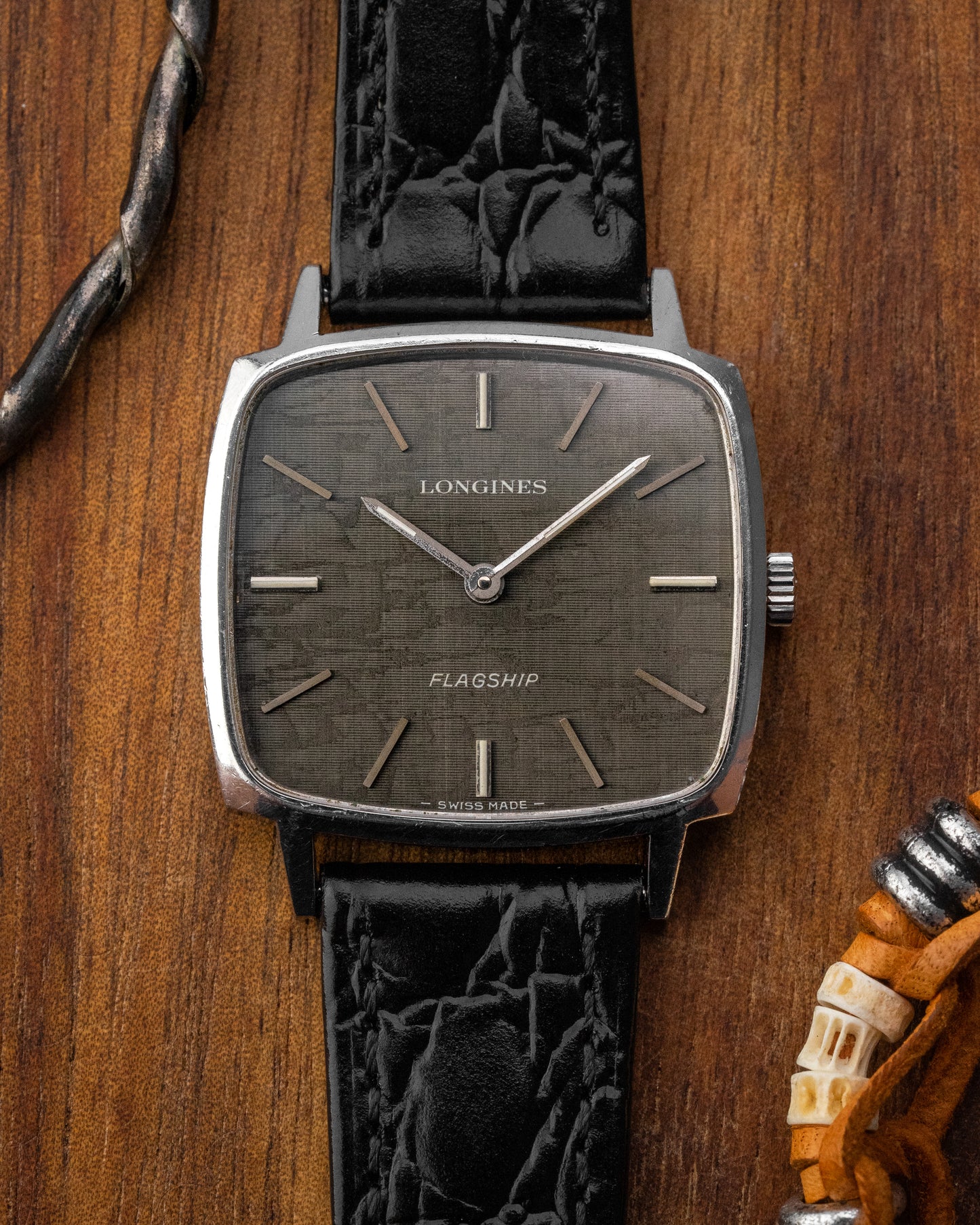 Longines Flagship "Basalt" Square TV Ref. 4048-1 (Cal. 428)