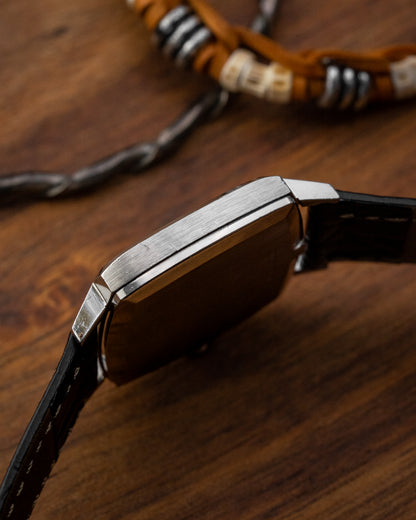 Longines Flagship "Basalt" Square TV Ref. 4048-1 (Cal. 428)