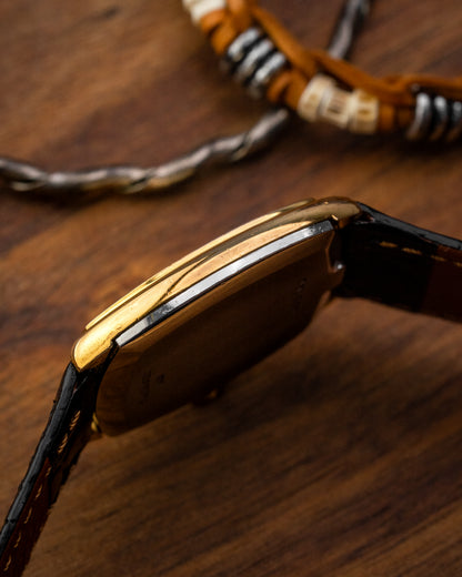 Longines "Tonneau" Rectangular Gold Ref. 5076 (Cal. 847.4)