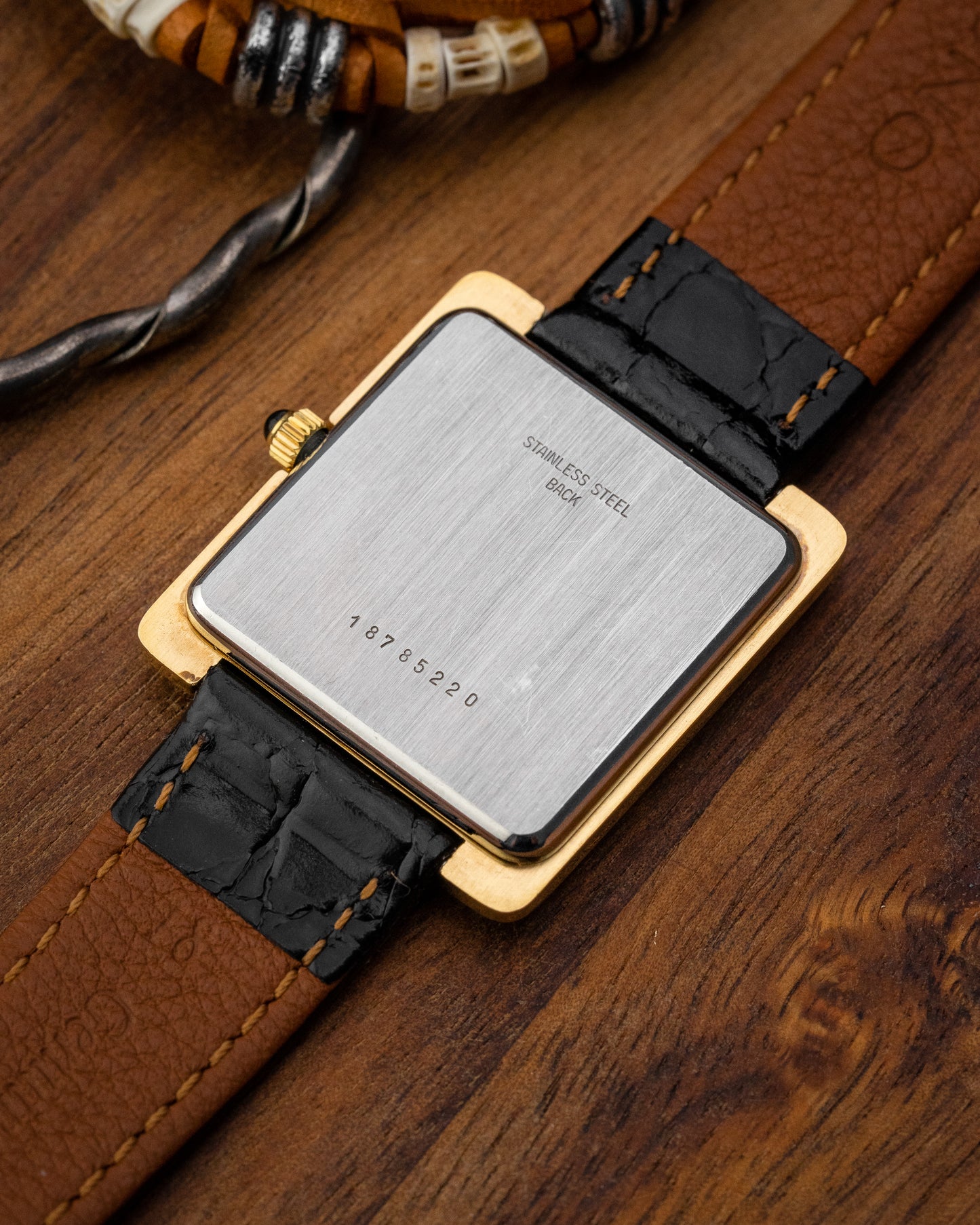 Longines "Gondolo" Square Frosty dial Gold Ref. 4255 (Cal. 847.4)
