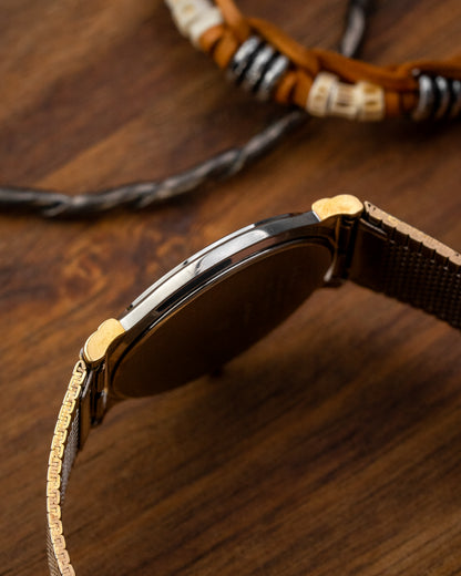 Credor Seiko "S. Steel + 18K Lugs" Super-Slim Date 7779-6000