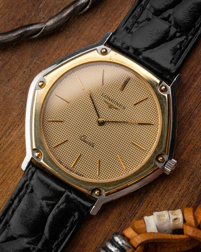 Longines Hexagon "Locomotive" Radar dial Quartz Two-Tone