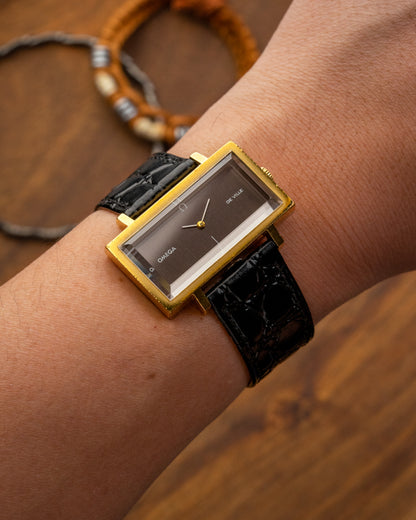 Omega De Ville "Elongated Horizontale" Emerald Andrew Grima Ref. 5110383 (Cal. 620)