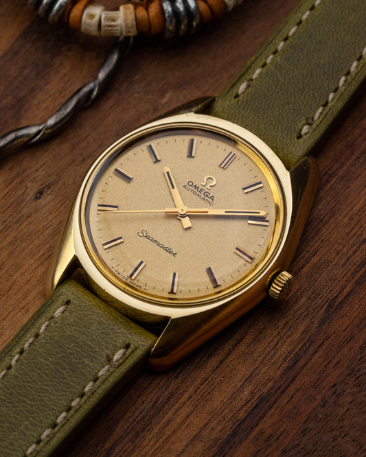 Omega Seamaster Automatic "Sparkle" dial Gold Capped Ref. 165.067 (Cal. 562)