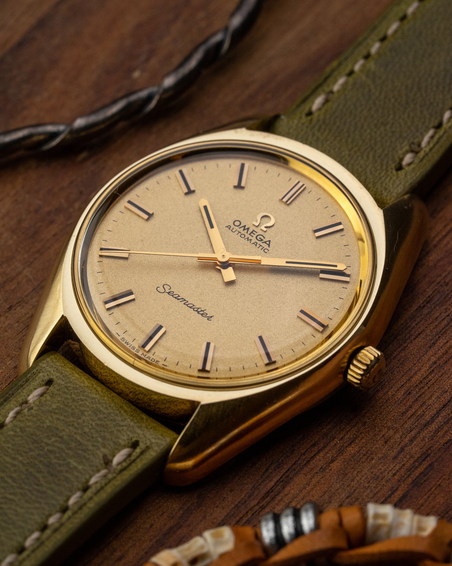 Omega Seamaster Automatic "Sparkle" dial Gold Capped Ref. 165.067 (Cal. 562)