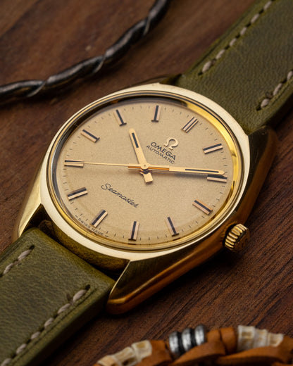 Omega Seamaster Automatic "Sparkle" dial Gold Capped Ref. 165.067 (Cal. 562)