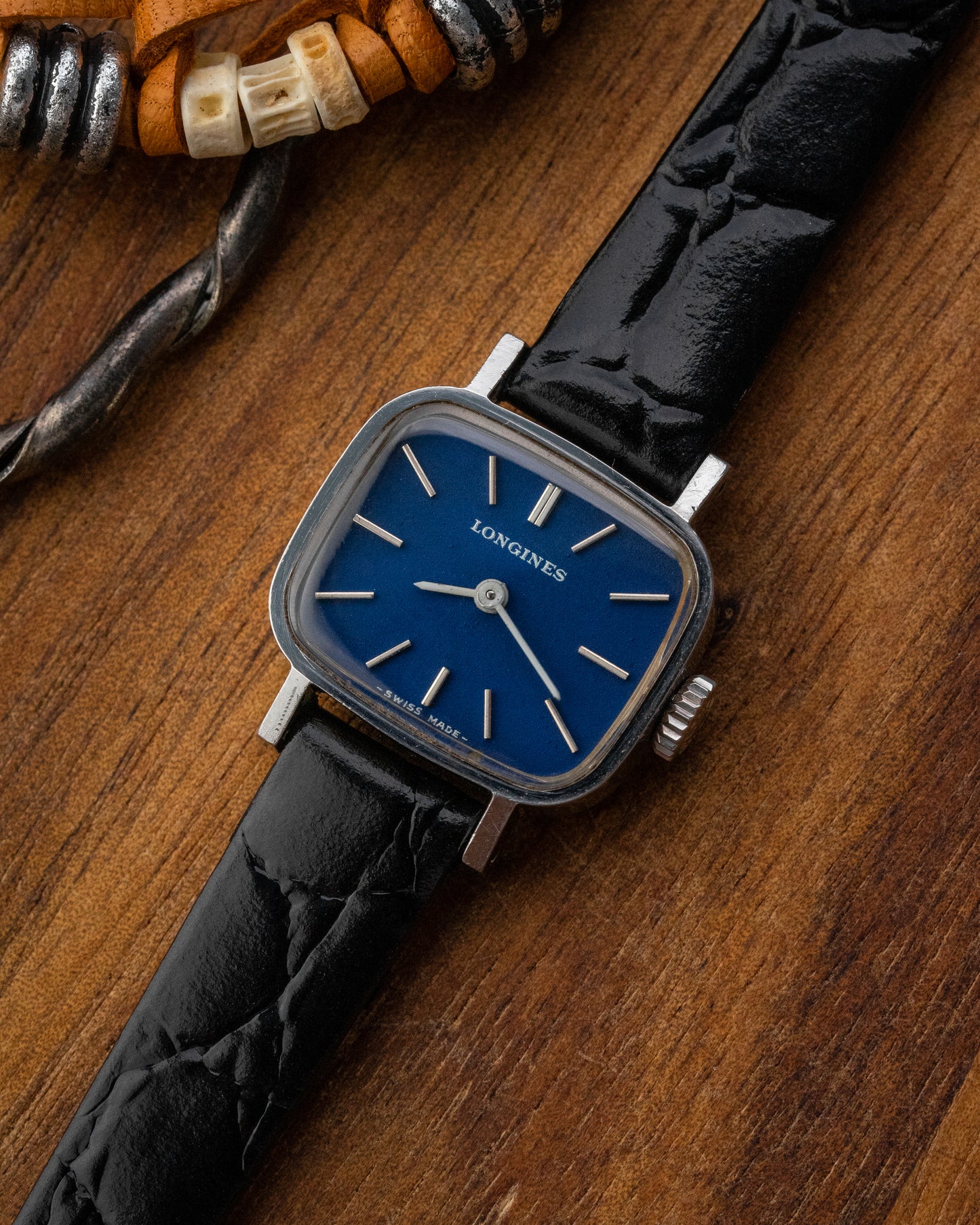 Longines Petite "TV" Blue dial Ref. 1304-1 (Cal. 320)