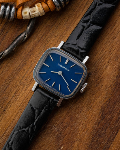 Longines Petite "TV" Blue dial Ref. 1304-1 (Cal. 320)