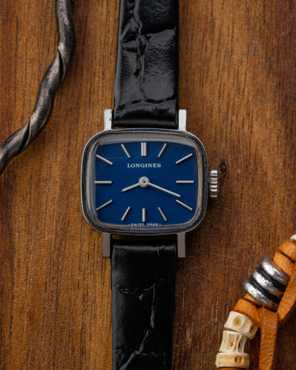 Longines Petite "TV" Blue dial Ref. 1304-1 (Cal. 320)