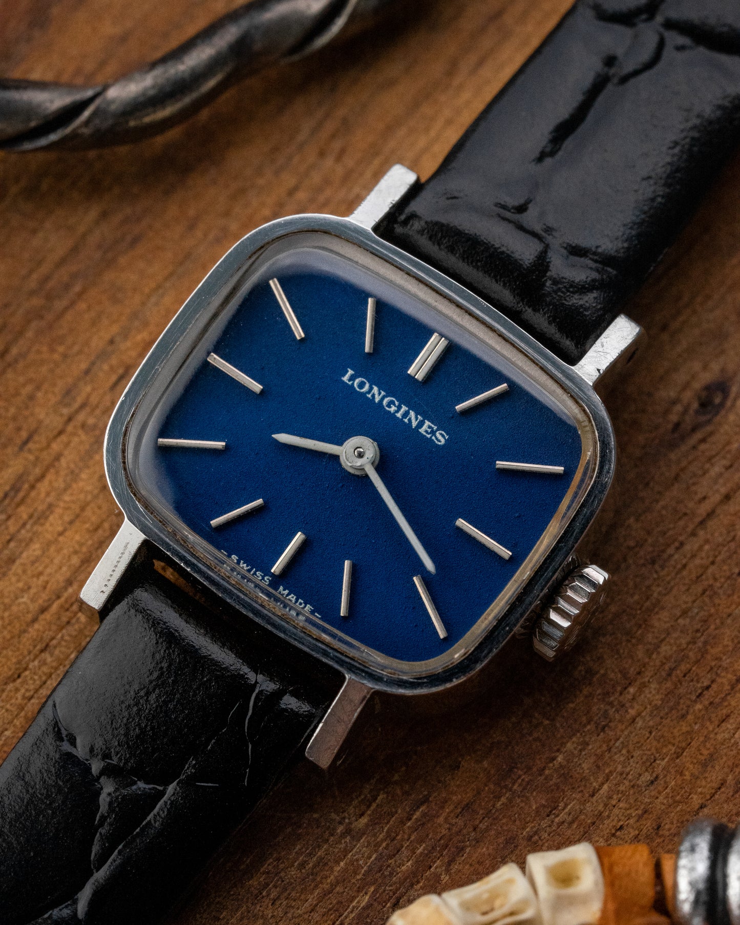 Longines Petite "TV" Blue dial Ref. 1304-1 (Cal. 320)