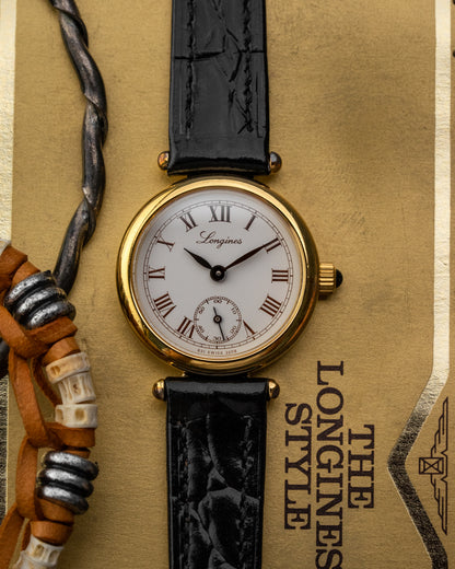 Longines Classique Mini "Vendome" Roman dial Gold Ref. 3206 (Cal. 520)