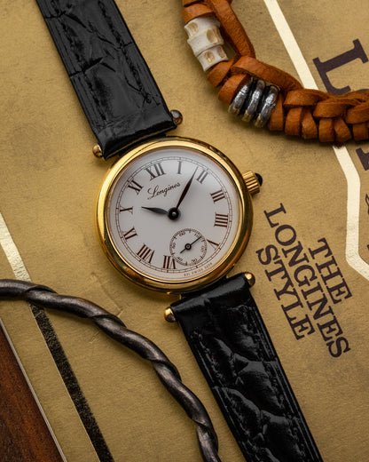 Longines Classique Mini "Vendome" Roman dial Gold Ref. 3206 (Cal. 520)