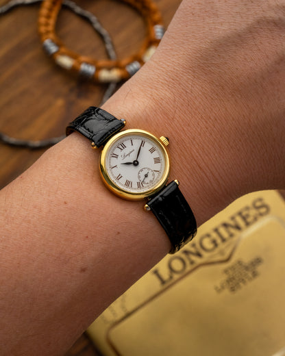 Longines Classique Mini "Vendome" Roman dial Gold Ref. 3206 (Cal. 520)