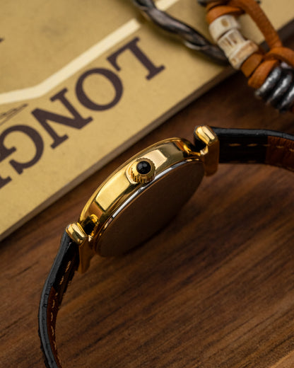 Longines Classique Mini "Vendome" Roman dial Gold Ref. 3206 (Cal. 520)