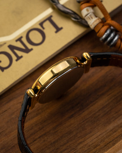 Longines Classique Mini "Vendome" Roman dial Gold Ref. 3206 (Cal. 520)