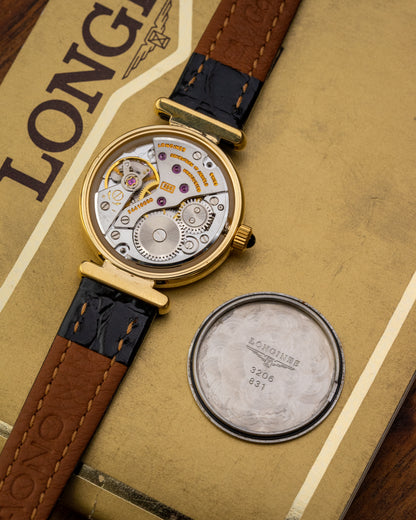 Longines Classique Mini "Vendome" Roman dial Gold Ref. 3206 (Cal. 520)