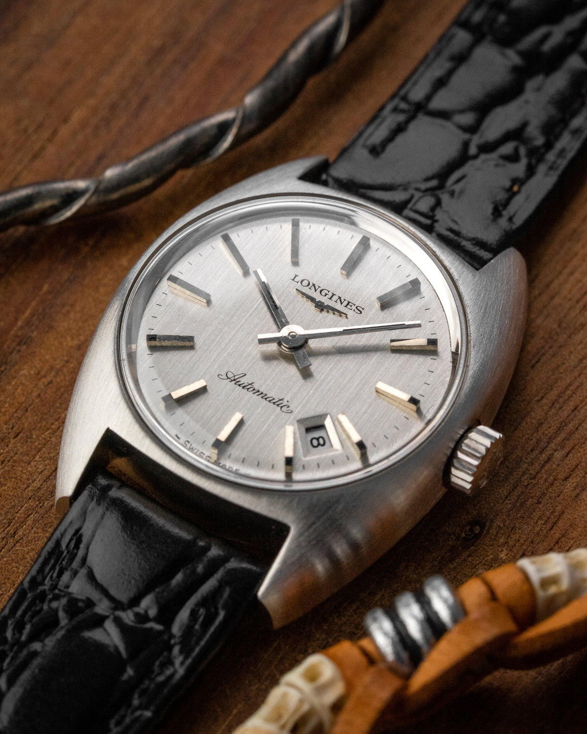 Longines Mini "C-Shape" Automatic Date Ref. 8461-2 (Cal. 473)