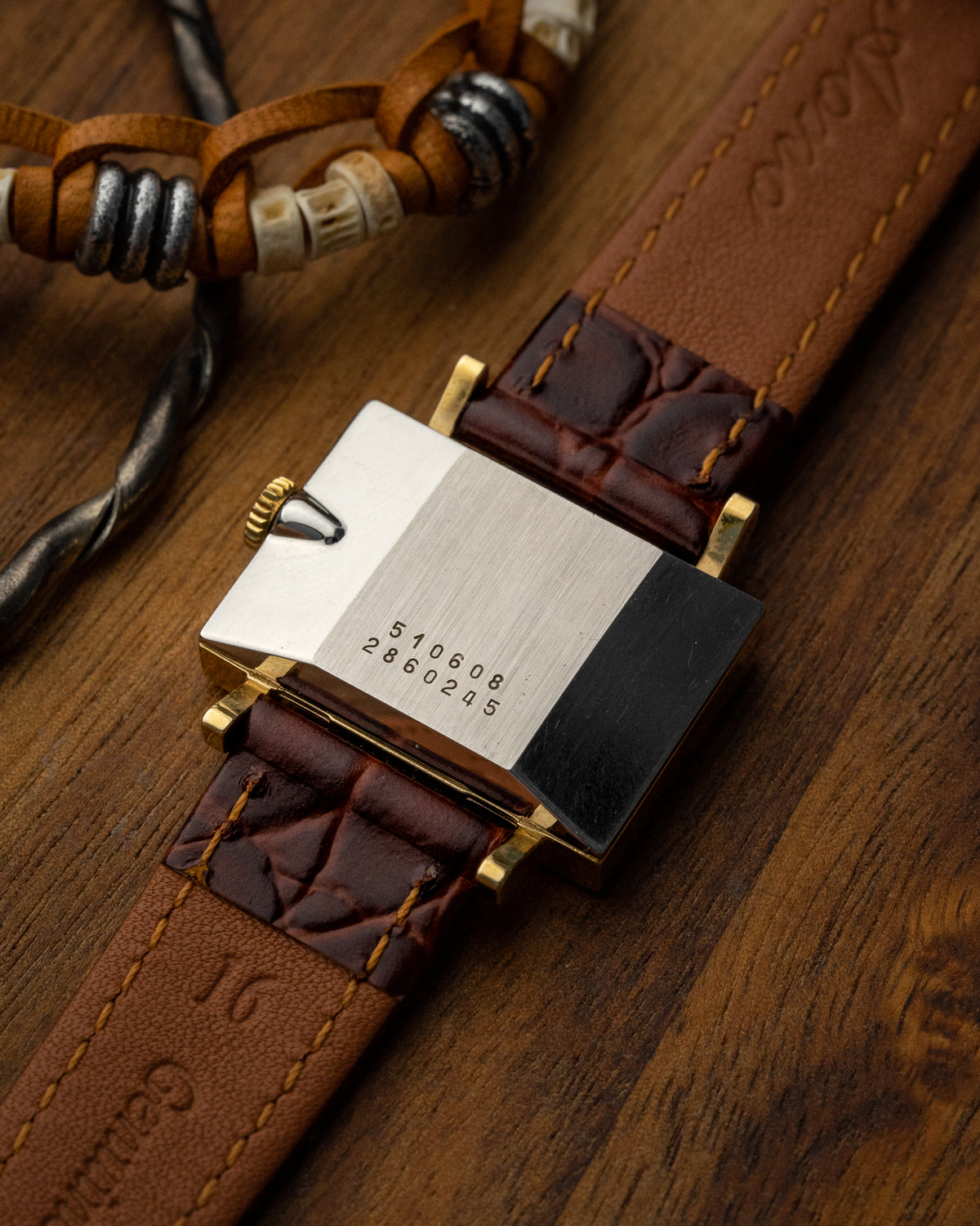 Universal Geneve "Tiger’s Eye" Guilloché Waffle Gold case Ref. 510608 (Cal. 10)