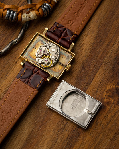Universal Geneve "Tiger’s Eye" Guilloché Waffle Gold case Ref. 510608 (Cal. 10)